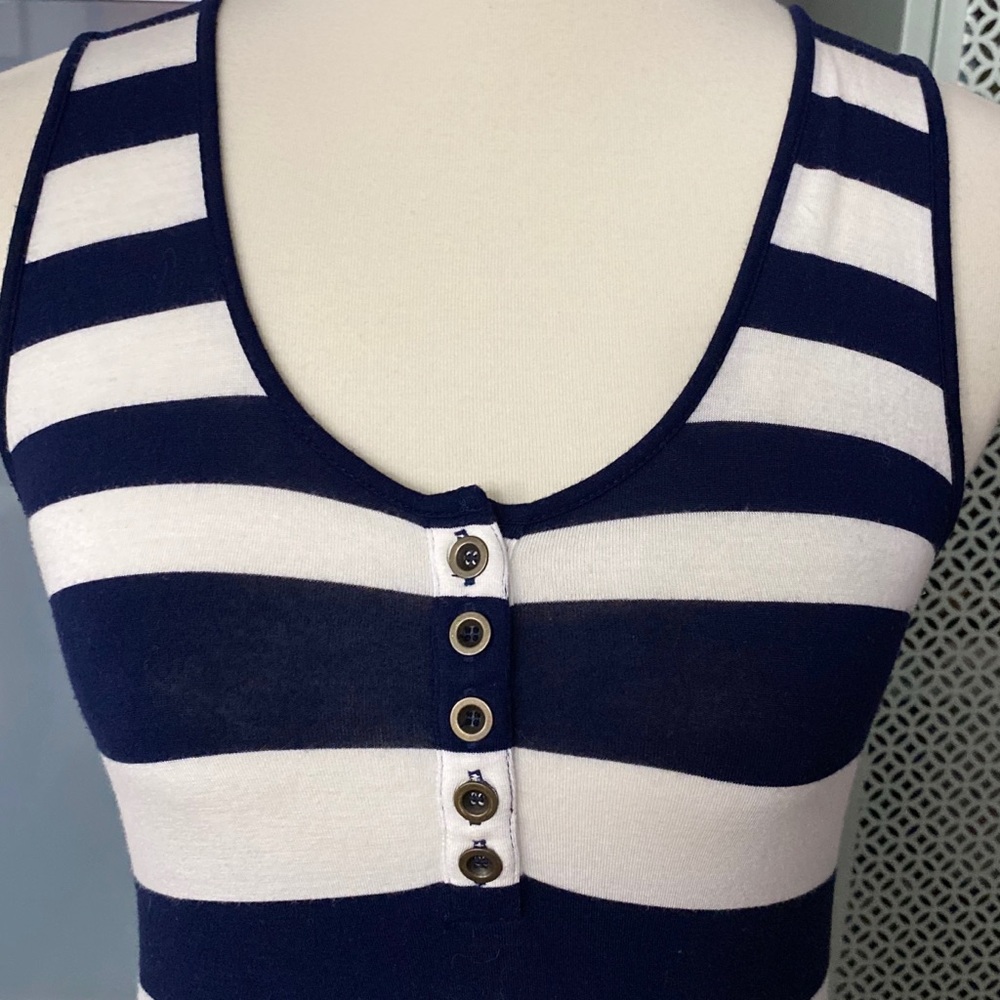 Anthro Deletta A Different Stripe Maxi Dress - Picture 3 of 8